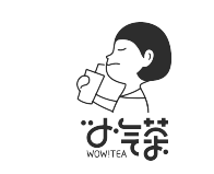 小氣茶奶茶飲品品牌logo