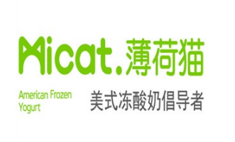 薄荷貓美式凍酸奶品牌logo
