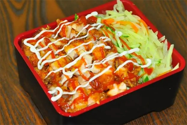 歐巴烤肉拌飯脆皮雞飯