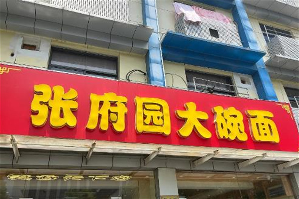 張府園大碗皮肚面 張府園大碗皮肚面